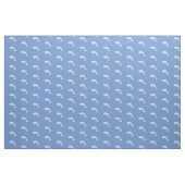 Blaue gealterte Delfine Stoff (Yard (91,4 cm))