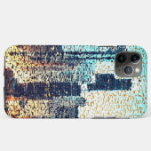 Blaue Gebäude im Mosaikstil mit Relief Case-Mate iPhone Hülle (Rückseite (Horizontal))