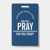 Blaue Gebetskirche der Marine ehrenamtlich am Abze Ausweis (Rückseite)