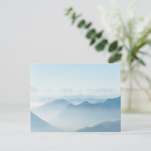 Blaue Gebirge Postkarte (Stehend Vorderseite)