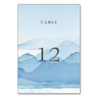 Blaue Gebirgslandschaft Hochzeit
