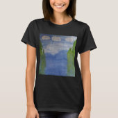 Blaue Gebirgslandschaft T-Shirt (Vorderseite)