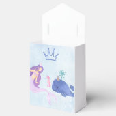 Blaue Geburtstagseinladung Geschenkschachtel (Geöffnet)