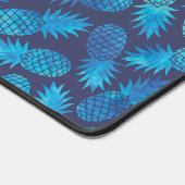Blaue Gefärbte Krawatte Ananas Schreibtischunterlage (Ecke)