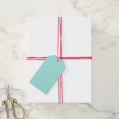 Blaue Gefärbte Krawatte Mandala Muster Geschenktas Geschenkanhänger (Mit Garn)