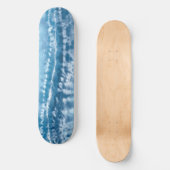 Blaue Gefärbte Krawatte-Skateboard Skateboard (Vorderseite)