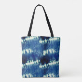 Blaue gefärbte Krawatte Tasche (Rückseite)