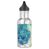 Blaue gefärbte Krawatte Trinkflasche (Links)