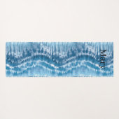 Blaue Gefärbte Krawatte Yogamatte (Rückseite (Horizontal))