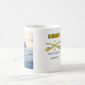 Blaue Geist-Züge - Pfadfinder Kaffeetasse (Mittel)