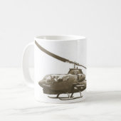 Blaue Geist-Züge - Waffen Kaffeetasse (Vorderseite Links)
