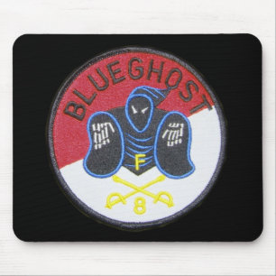 Blaue Geisteinheitsflecken-Mausunterlage Mousepad