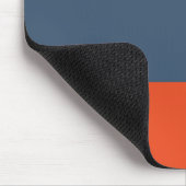 Blaue Gelbe Creme Mousepad (Ecke)