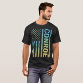 Blaue gelbe Flagge - Conroe T-Shirt (Vorne ganz)