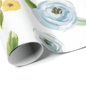 Blaue gelbe geschenkpapier (Rolleneckpunkt)