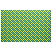 Blaue Gelbe Grüne Karomuster Gestaltung  Stoff (Yard (91,4 cm))