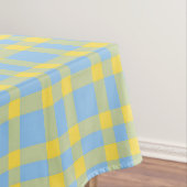 Blaue Gelbe Karo-Muster Tischdecke (Beispiel)
