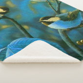 Blaue Gelbe Kleine Sherpadecke (3/4)