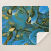 Blaue Gelbe Kleine Sherpadecke (Vorderseite (Horizontal))