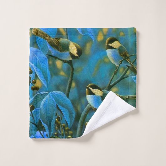 Blaue Gelbe Kleine Waschlappen (Waschlappen)