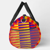 Blaue gelbe Streifen Duffel Bag Duffle Bag (Rechts)