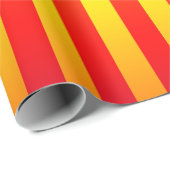 Blaue gelbe Streifen Geschenkpapier (Rolleneckpunkt)