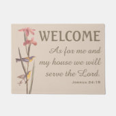 Blaue Gelbschwanz Warbler Vögel und Verse Doormat Fußmatte (Vorderseite)