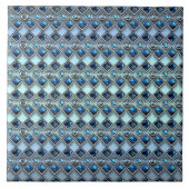 Blaue Gemstones Dekorative Keramik Tile Fliese (Vorderseite)