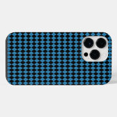 Blaue Geometrie iPhone Hülle (Rückseite (Horizontal))