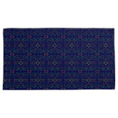 Blaue Geometrie Kissenbezug (Vorderseite-Rechts)