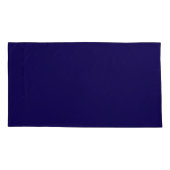 Blaue Geometrie Kissenbezug (Rückseite-Links)