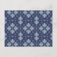 Blaue geometrische Formen Muster