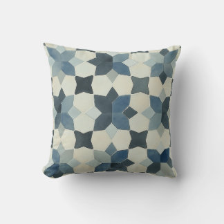 Blaue geometrische Star-Kissen Kissen