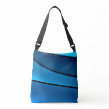 BLAUE GEOMETRISCHE TASCHE