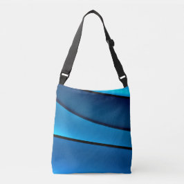 BLAUE GEOMETRISCHE TASCHE