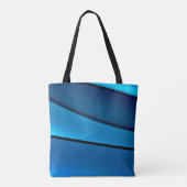 BLAUE GEOMETRISCHE TASCHE (Rückseite)