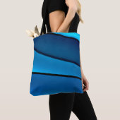 BLAUE GEOMETRISCHE TASCHE (Von Nahem)