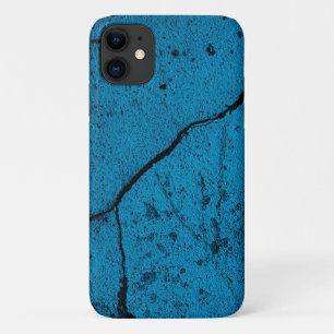 Blaue gerissene Wand Hintergrund Case-Mate iPhone Hülle