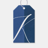Blaue Geschenkanhänger (Vorderseite)
