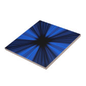Blaue Geschwindigkeitslinien Fliese (Seite)