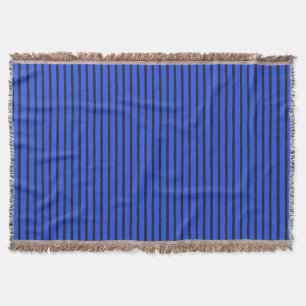 Blaue gestreifte Textur Decke