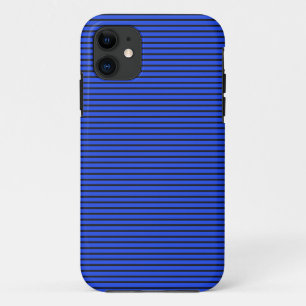 Blaue gestreifte Textur Einfaches modernes Musterd Case-Mate iPhone Hülle
