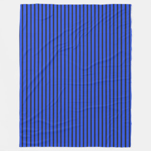Blaue gestreifte Textur Fleecedecke