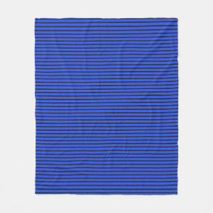 Blaue gestreifte Textur Fleecedecke