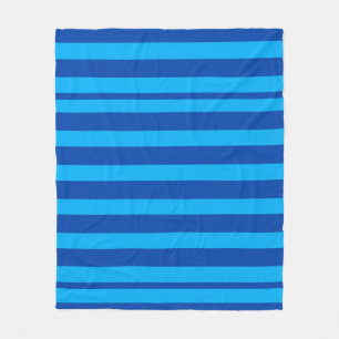 Blaue gestreifte Textur Fleecedecke