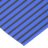 Blaue gestreifte Textur Tischdecke (Schrägansicht)