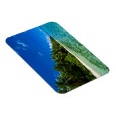 Blaue Gewässer eines tropischen Strandes Magnet (Rechte Seite)