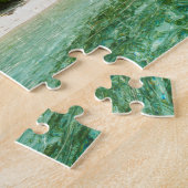 Blaue Gewässer eines tropischen Strandes Puzzle (Seite)