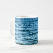 BLAUE GEWÄSSER KAFFEETASSE (Vorderseite Links)