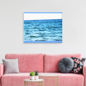 BLAUE GEWÄSSER LEINWANDDRUCK (Insitu (Wohnzimmer))